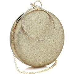 gold circle purse